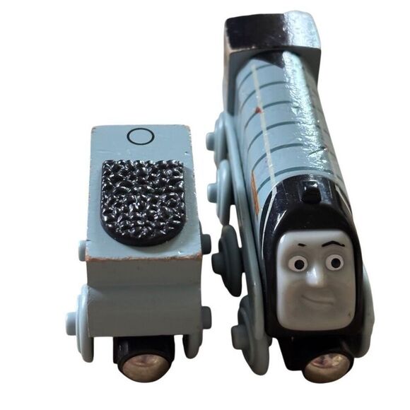 Thomas & Friends Wooden Railroad Spencer & Spencer’s Tender - Picture 4 of 9